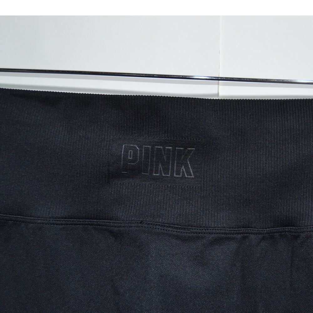 PINK Active Victoria's Secret Seamless Black Leggings Size Medium - Picture 3 of 7